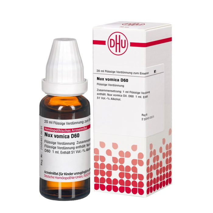 DHU Nux vomica D60 Dilution, 20 ml Lösung