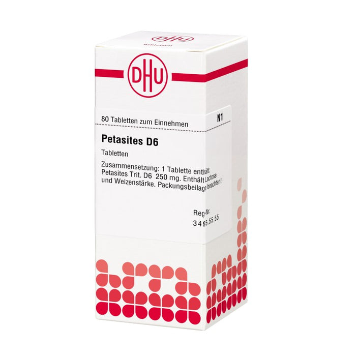 DHU Petasites D 6 Tabletten, 80 pcs. Tablets