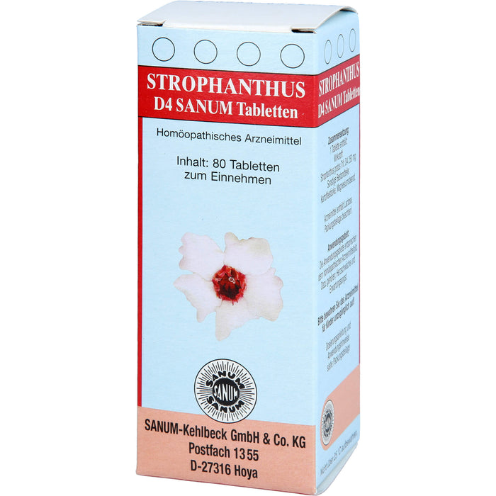 SANUM-KEHLBECK Strophanthus D4 Tabletten, 80 St. Tabletten