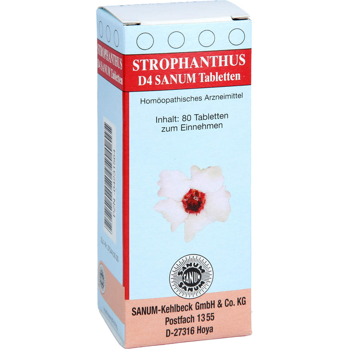 SANUM-KEHLBECK Strophanthus D4 Tabletten, 80 St. Tabletten