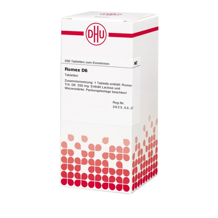 DHU Rumex D6 Tabletten, 200 pc Tablettes