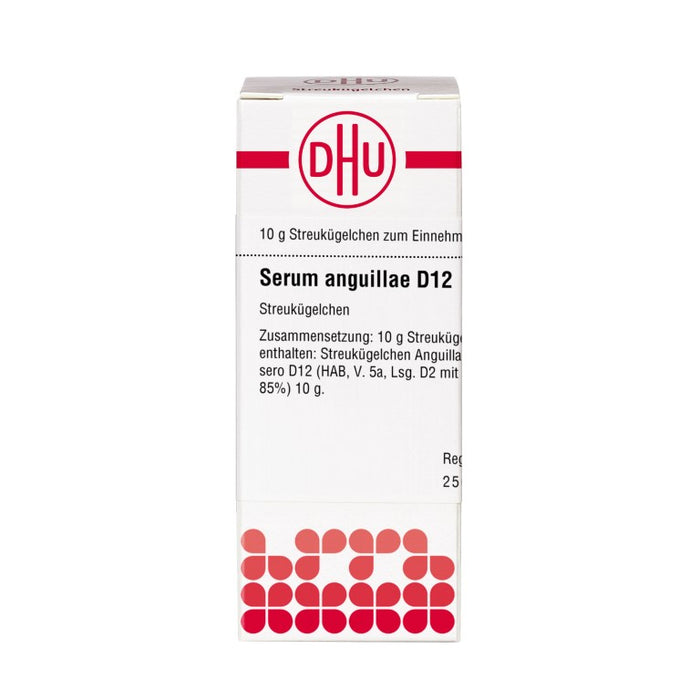 Serum anguillae D12 DHU Globuli, 10 g Globuli