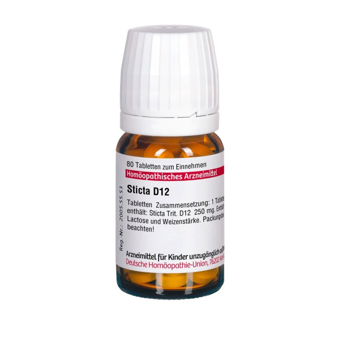 Sticta D12 DHU Tabletten, 80 St. Tabletten