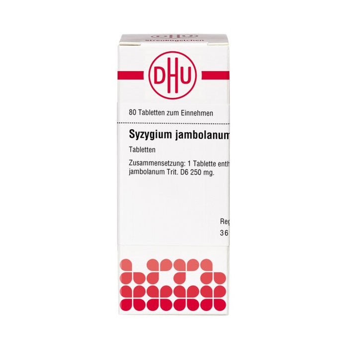 DHU Syzygium jambolanum D6 Tabletten, 80 pc Tablettes