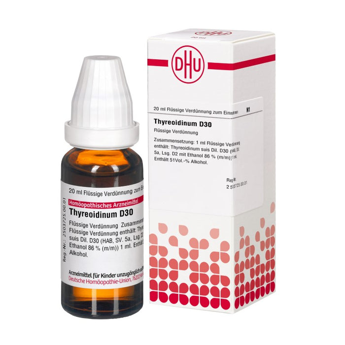 DHU Thyreoidinum D30 Dilution, 20 ml Lösung