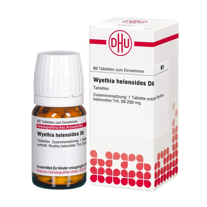 DHU Wyethia helenioides D6 Tabletten, 80 pc Tablettes