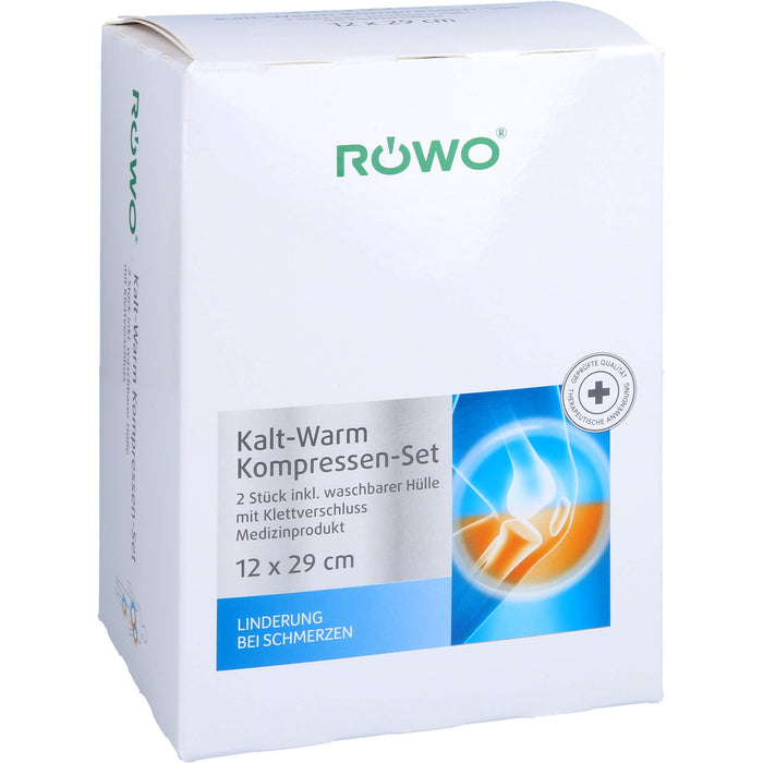 RÖWO Kalt-/Warm-Kompresse mit Klettbandage 15 x 29 cm, 1 pc Compresses