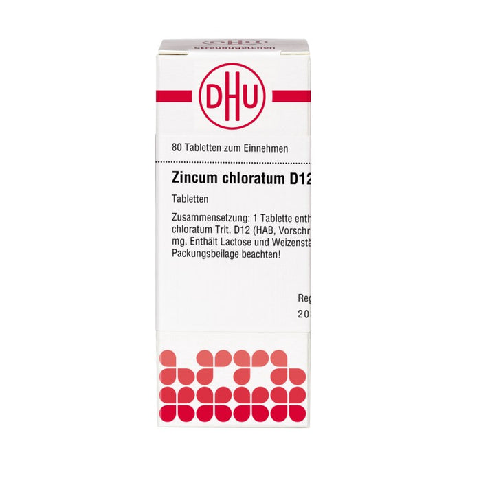 DHU Zincum chloratum D12 Tabletten, 80 St. Tabletten