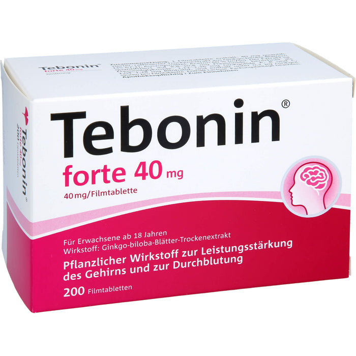 Tebonin forte 40 mg Tabletten, 200 pc Tablettes