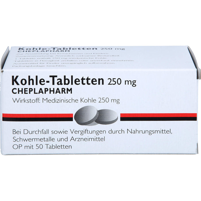 Kohle Tabletten Boxo-Pharm Tbl., 50 St. Tabletten