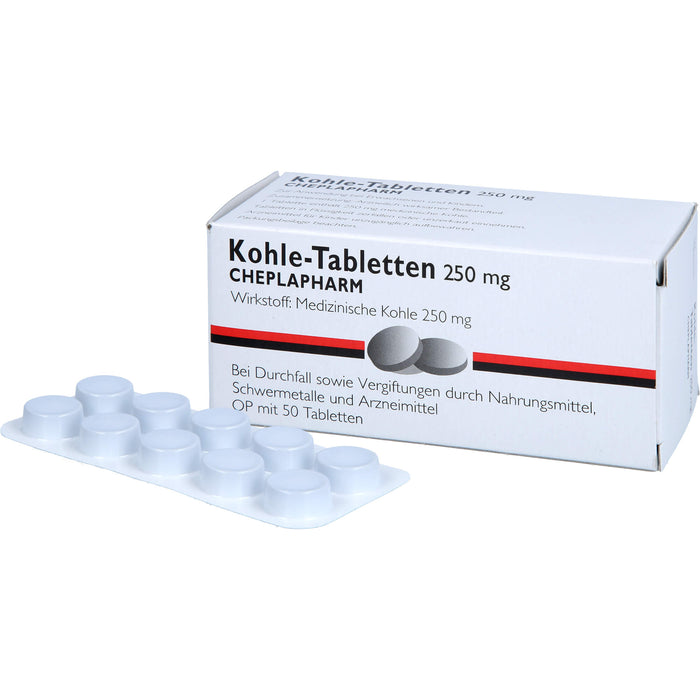 Kohle Tabletten Boxo-Pharm Tbl., 50 St. Tabletten