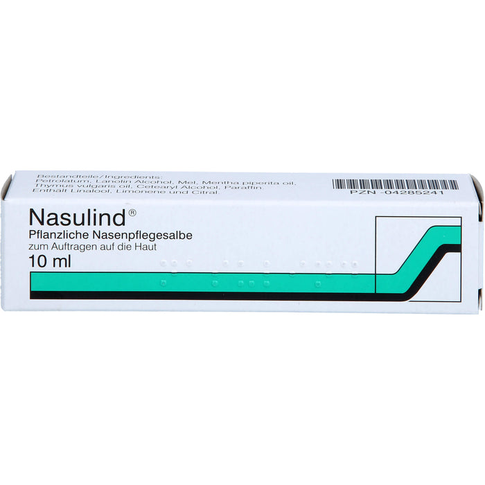 Nasulind Pflanzliche Nasenpflegesalbe, 10 ml Onguent