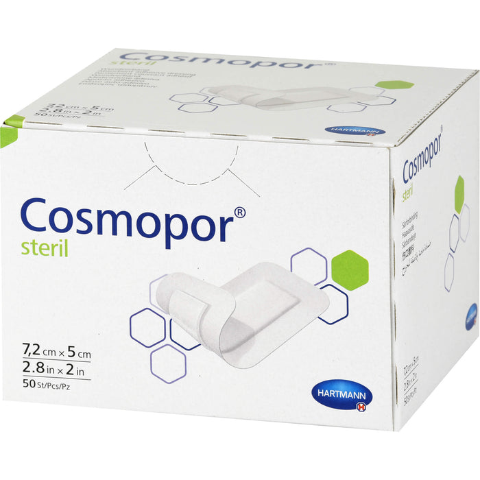 COSMOPOR STERIL 7,2X5CM, 50 St PFL