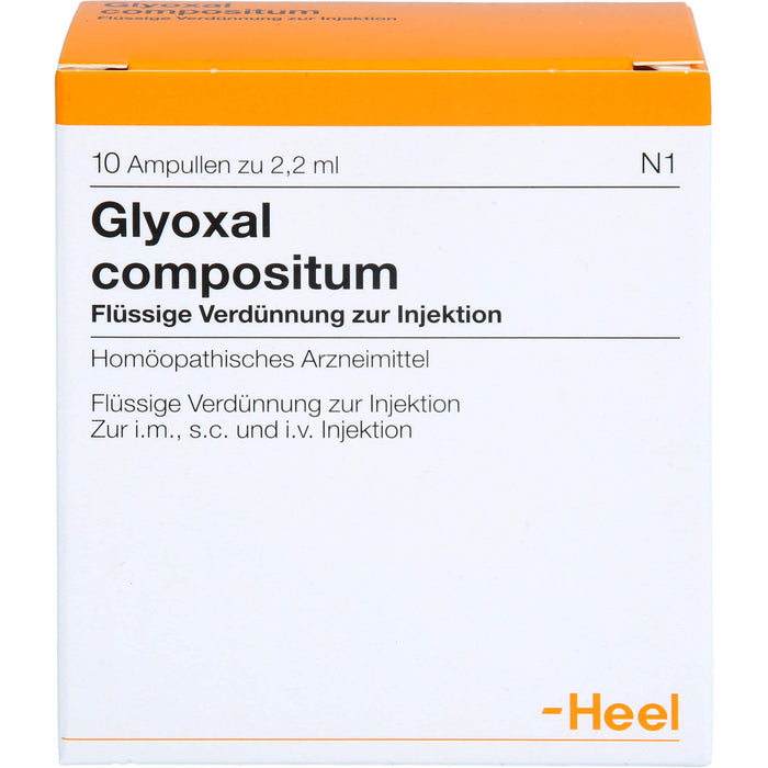 Glyoxal compositum Inj.-Lsg., 10 pc Ampoules