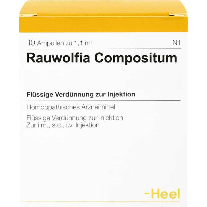 Heel Rauwolfia compositum Ampullen, 10 St. Ampullen