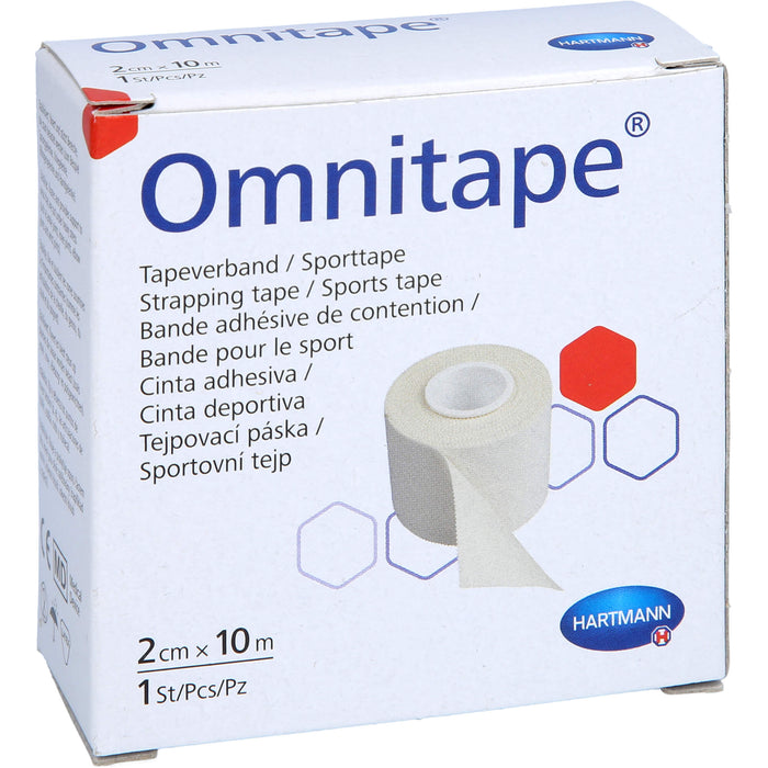 HARTMANN Omnitape Tapeverband 2 cm x 10 m, 1 pc Pansement