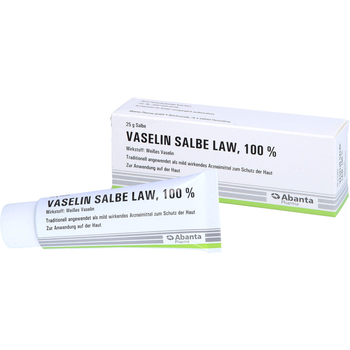 Abanta Pharma Vaselin Salbe LAW 100 %, 25 g Ointment