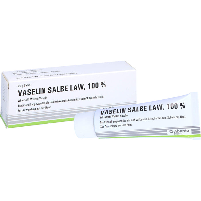 Abanta Pharma Vaselin Salbe LAW 100 %, 25 g Ointment