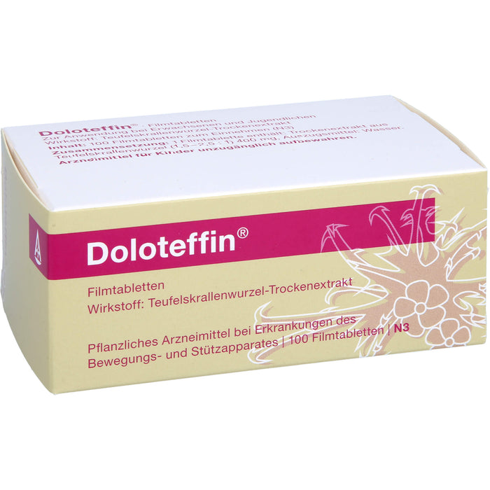 Doloteffin Filmtabletten bei Erkrankungen des Bewegungs- und Stützapparates, 100 pc Tablettes