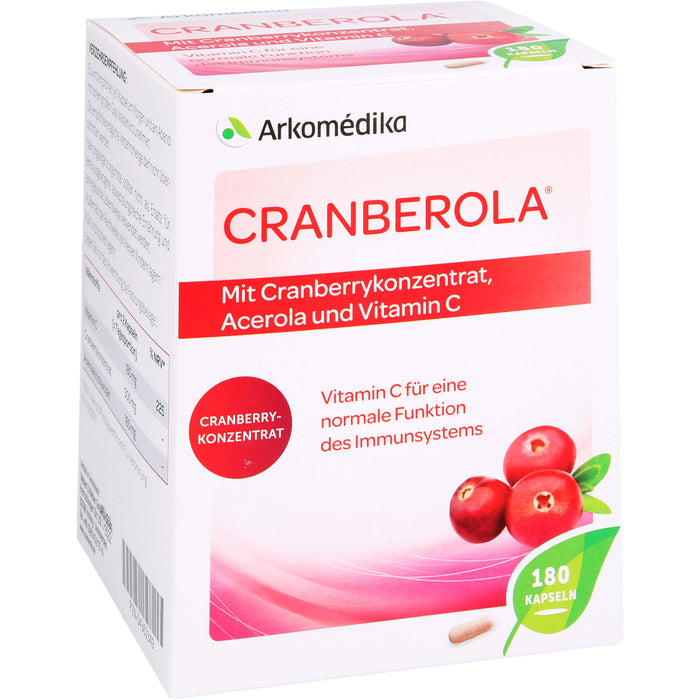 CRANBEROLA Kapseln, 180 pcs. Capsules