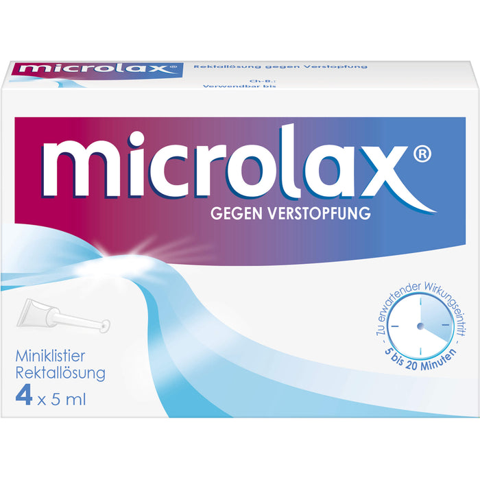 microlax Miniklistier Rektallösung Reimport EMRAmed, 4 pc Lavements