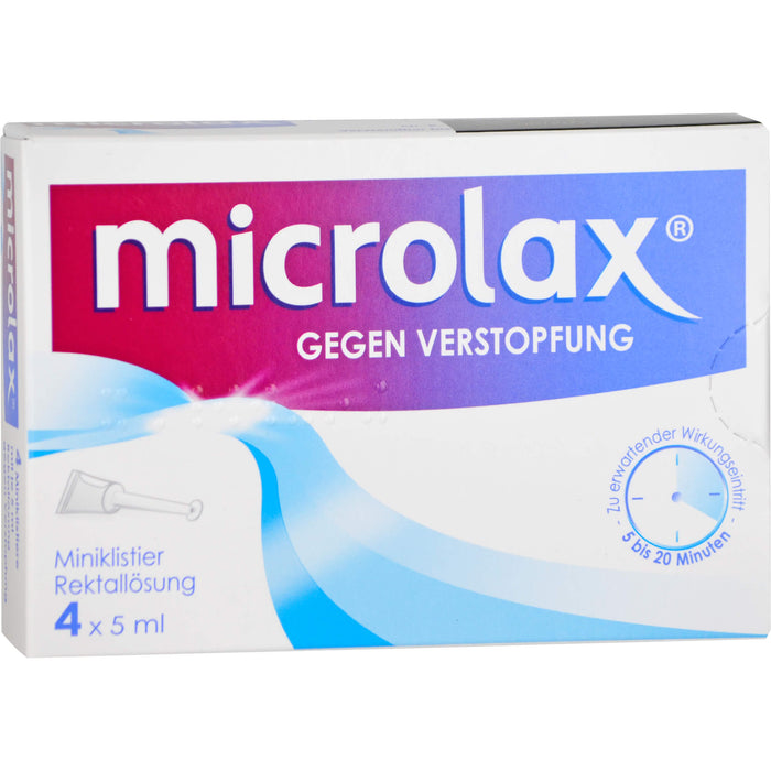 microlax Miniklistier Rektallösung Reimport EMRAmed, 4 pcs. Enemas