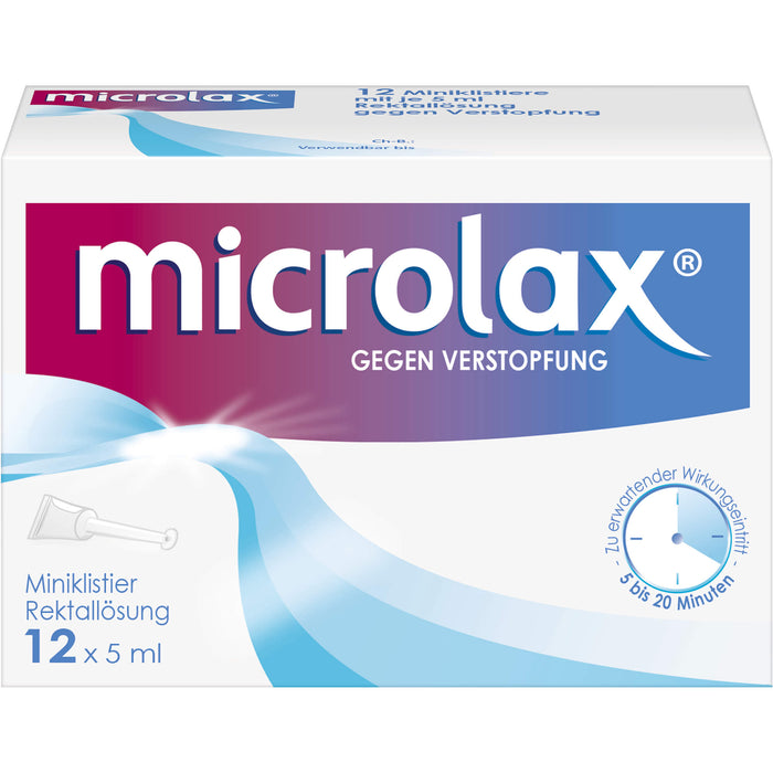 microlax Miniklistier Rektallösung Reimport EMRAmed, 12 pc Lavements