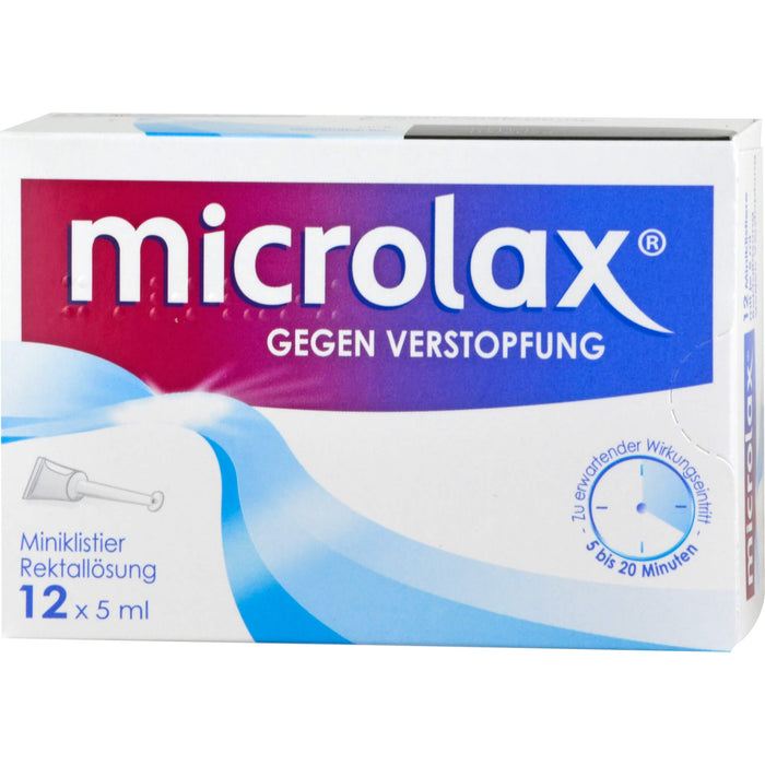 microlax Miniklistier Rektallösung Reimport EMRAmed, 12 pcs. Enemas