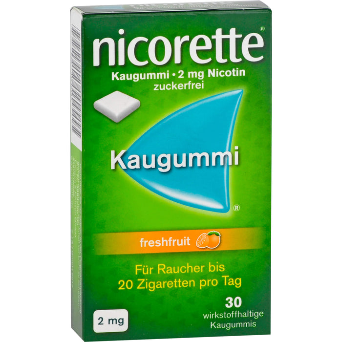 Nicorette 2mg Freshfruit Emra Kaugummi, 30 St KGU