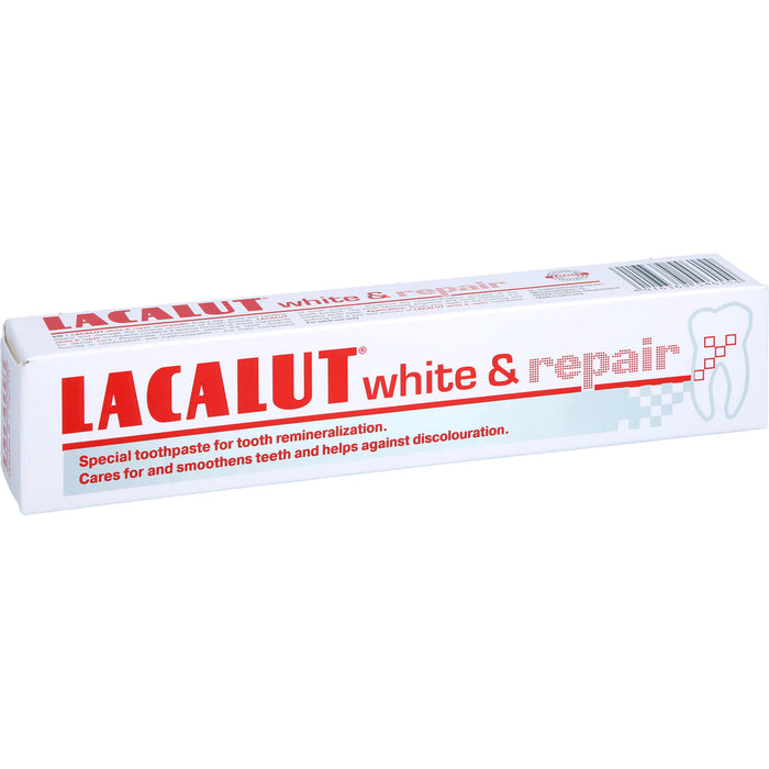 Lacalut white & repair Zahncreme, 75 ml Toothpaste