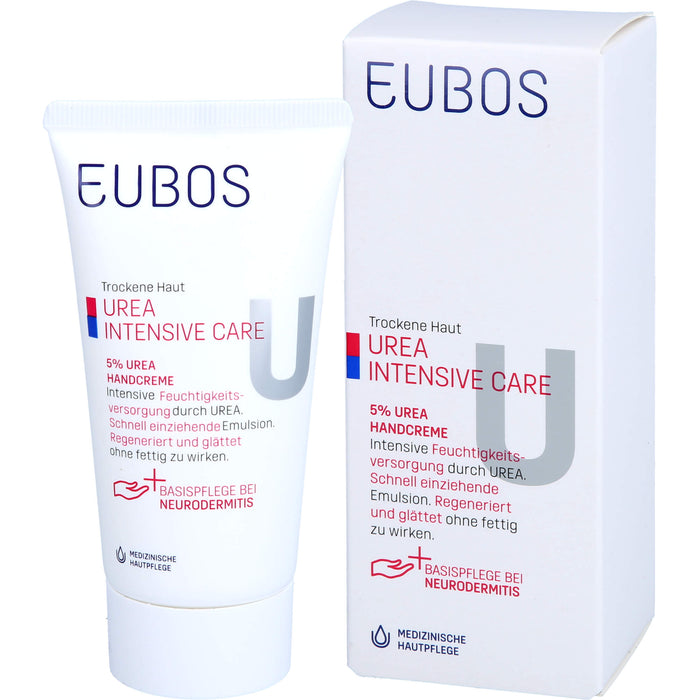 EUBOS Trockene Haut Urea 5% Handcreme, 75 ml Creme