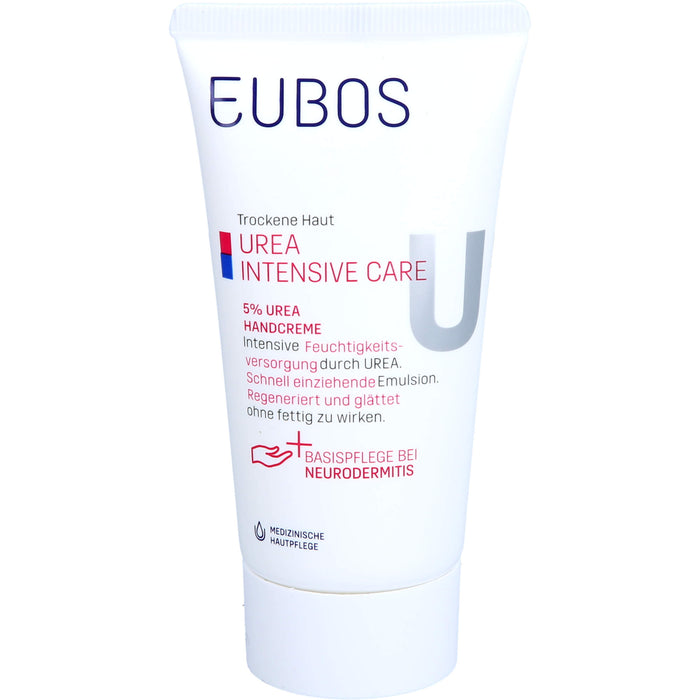 EUBOS Trockene Haut Urea 5% Handcreme, 75 ml Cream