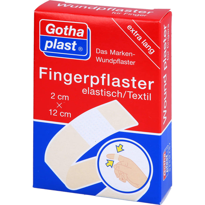 GOTHAPLAST FINGERVERBAND 2X12, 10 St. Pflaster