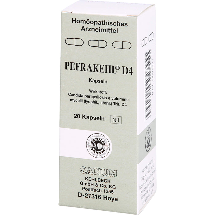 Pefrakehl D4 Kaps., 20 pcs. Capsules