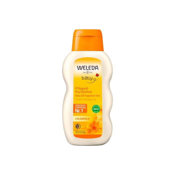 WELEDA Calendula Baby-Pflegeöl parfumfrei, 200 ml Oil