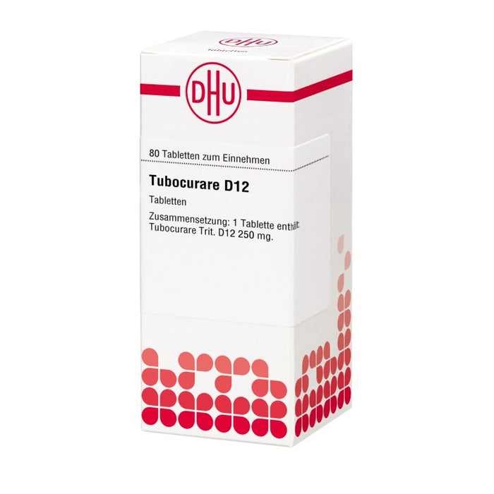 Tubocurare D12 DHU Tabletten, 80 St. Tabletten