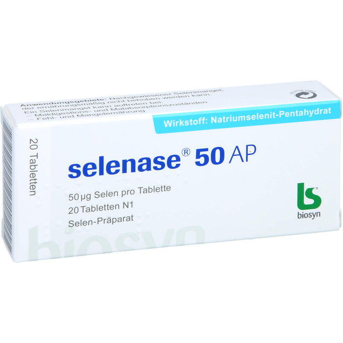 selenase 50 AP, 20 St TAB