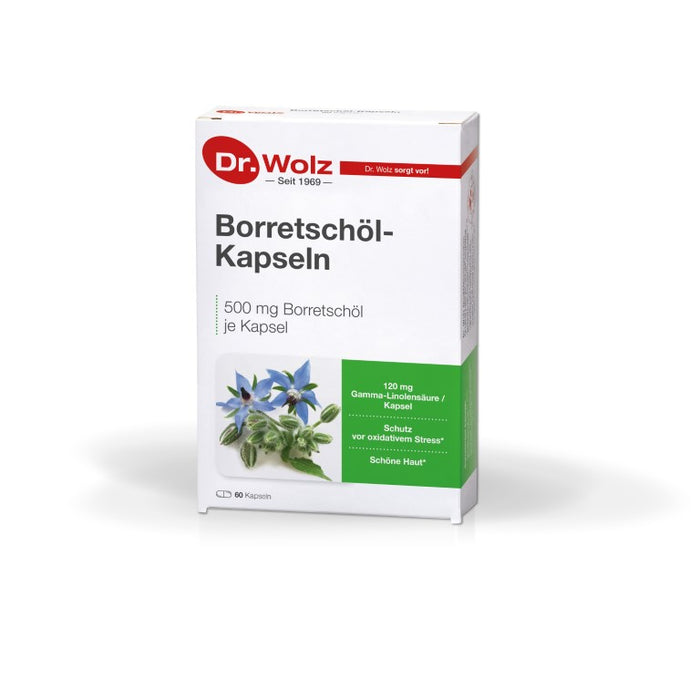 Borretschöl Kapseln Dr.Wolz, 60 St. Kapseln