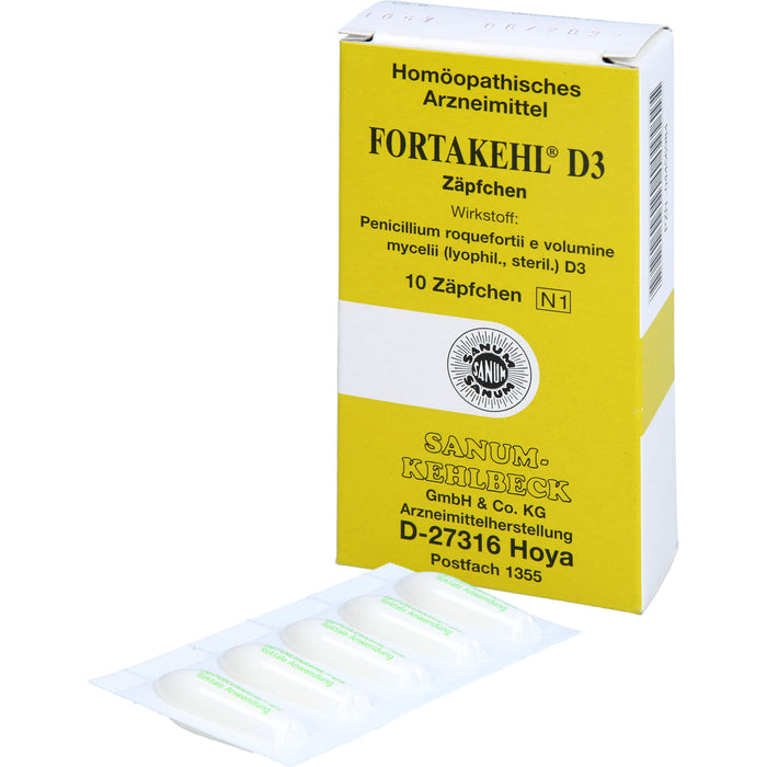 Fortakehl D3 Zäpfchen, 10 pc Suppositoires