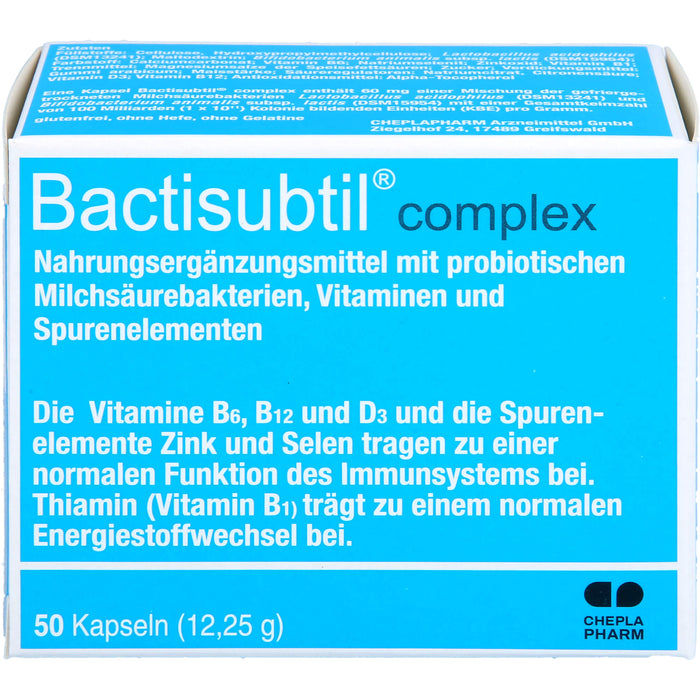 Bactisubtil complex Kapseln, 50 pc Capsules