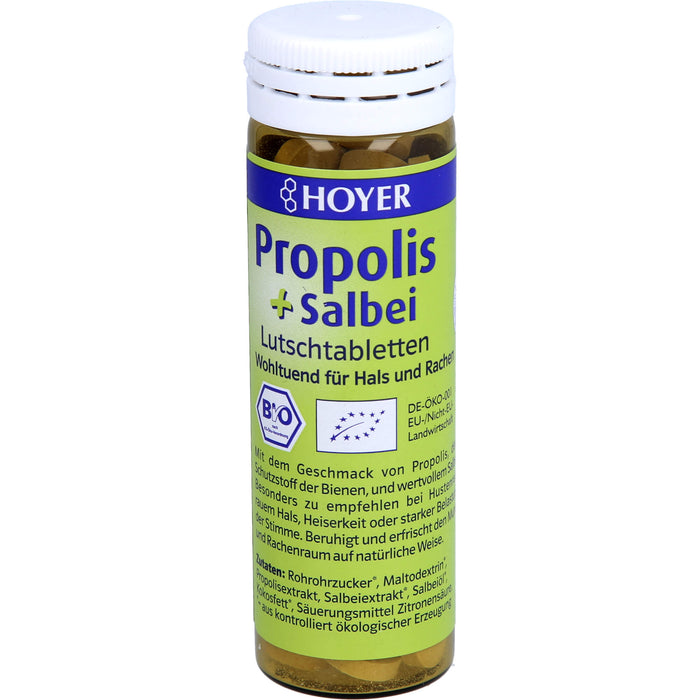 HOYER Propolis & Salbei Lutschtabletten, 60 St LUT