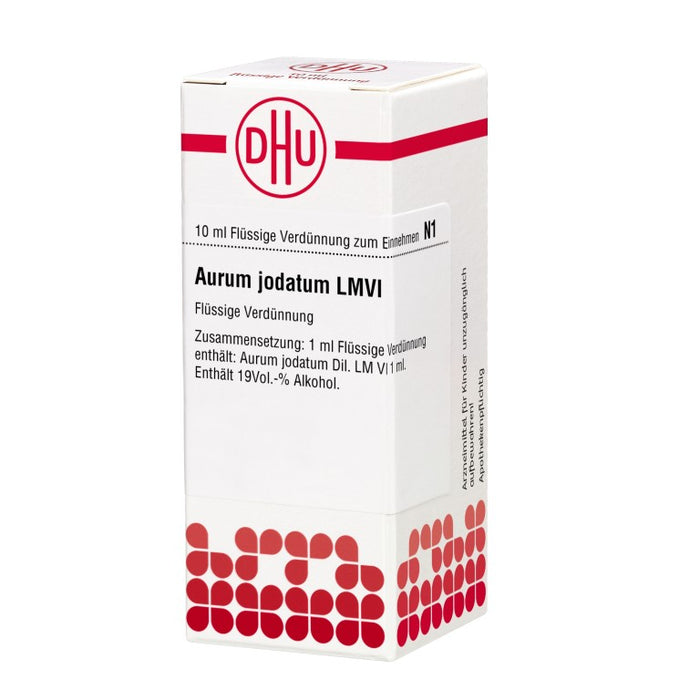 Aurum jodatum LM VI DHU Dilution, 10 ml Lösung