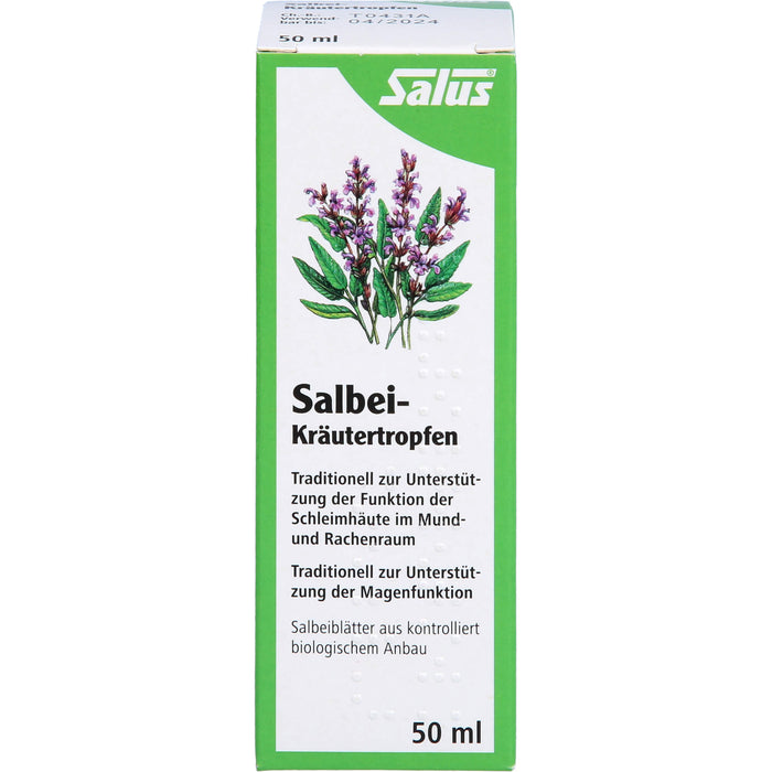 Salbei-Kräutertropfen Salus, 50 ml FLU