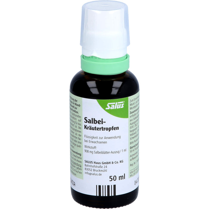 Salbei-Kräutertropfen Salus, 50 ml FLU