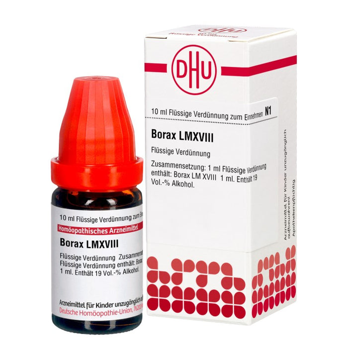 Borax LM XVIII DHU Dilution, 10 ml Lösung