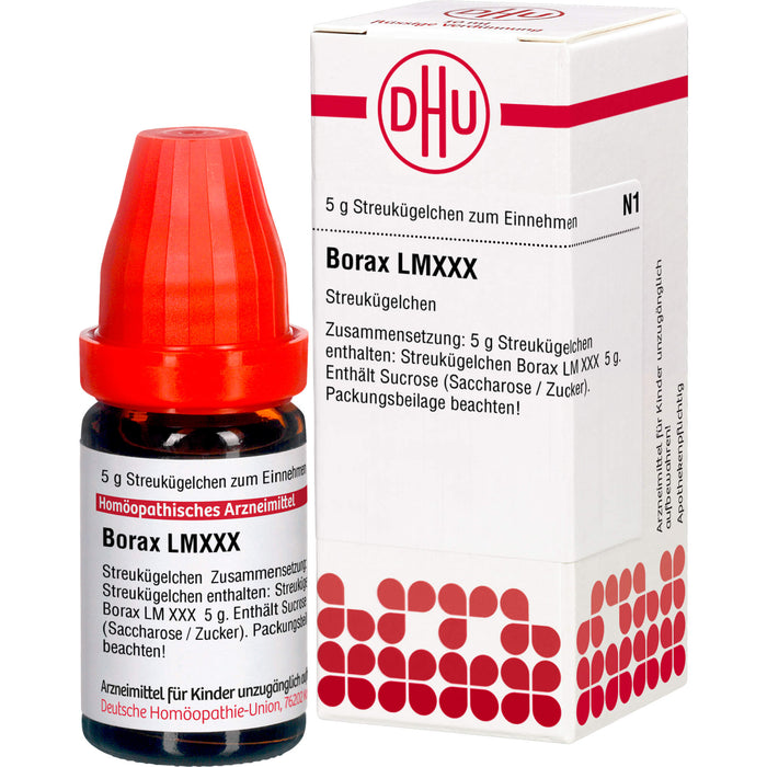 Borax LM XXX DHU Globuli, 5 g Globuli