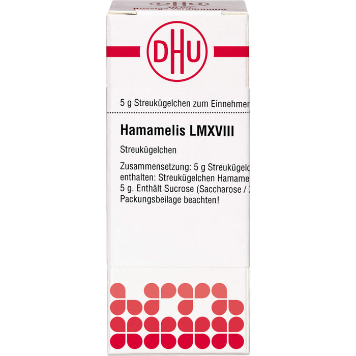 DHU Hamamelis LM XVIII Streukügelchen, 5 g Globules