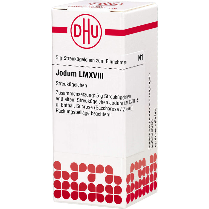 Jodum LM XVIII DHU Globuli, 5 g Globuli