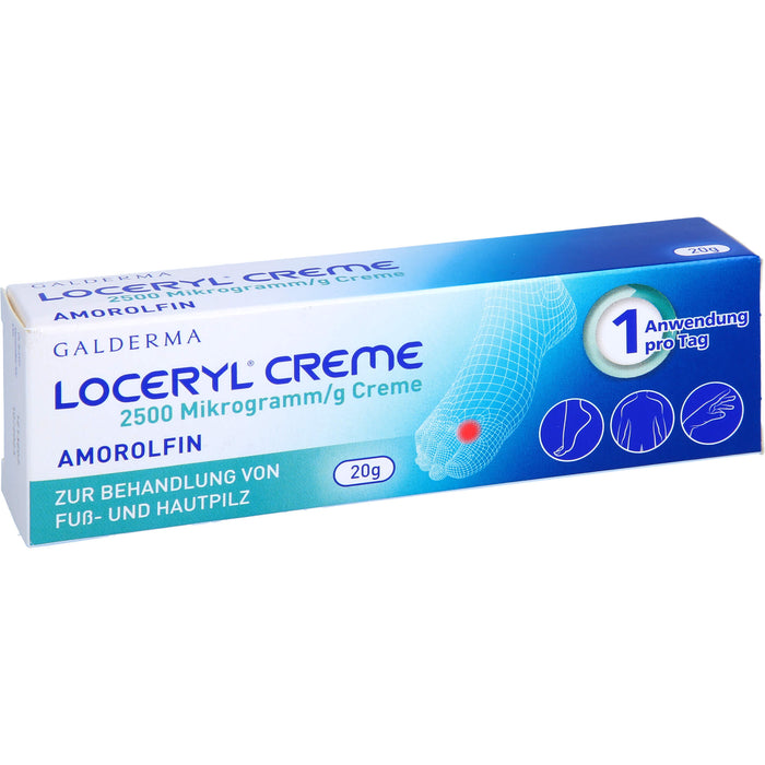 Loceryl Creme bei Fuß- und Hautpilz, 20 g Crème