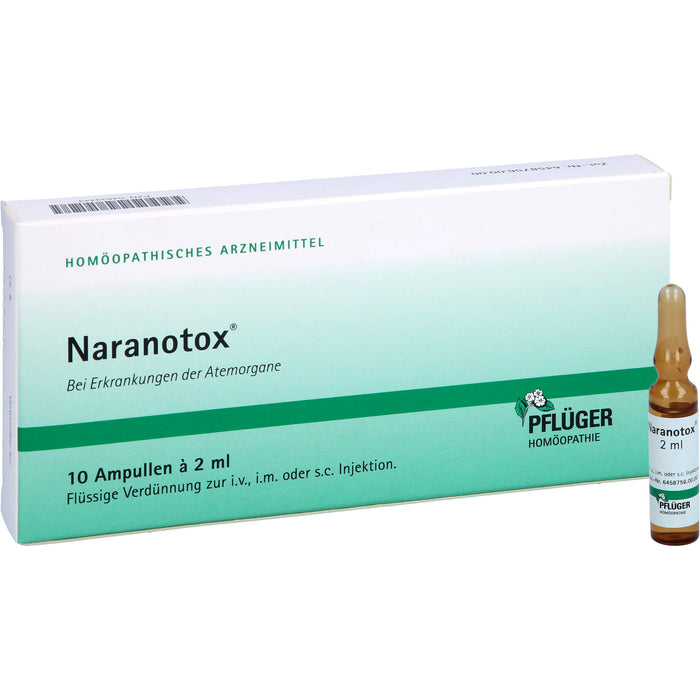 Naranotox Ampullen bei Erkrankungen der Atemorgane, 10 St. Ampullen